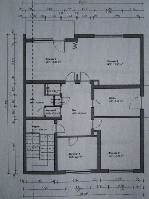 Prenájom bytu 3-izbový 91 m², Gießen, Hesensko Prenájom bytu 3-izbový 91 m², Gießen, Hesensko