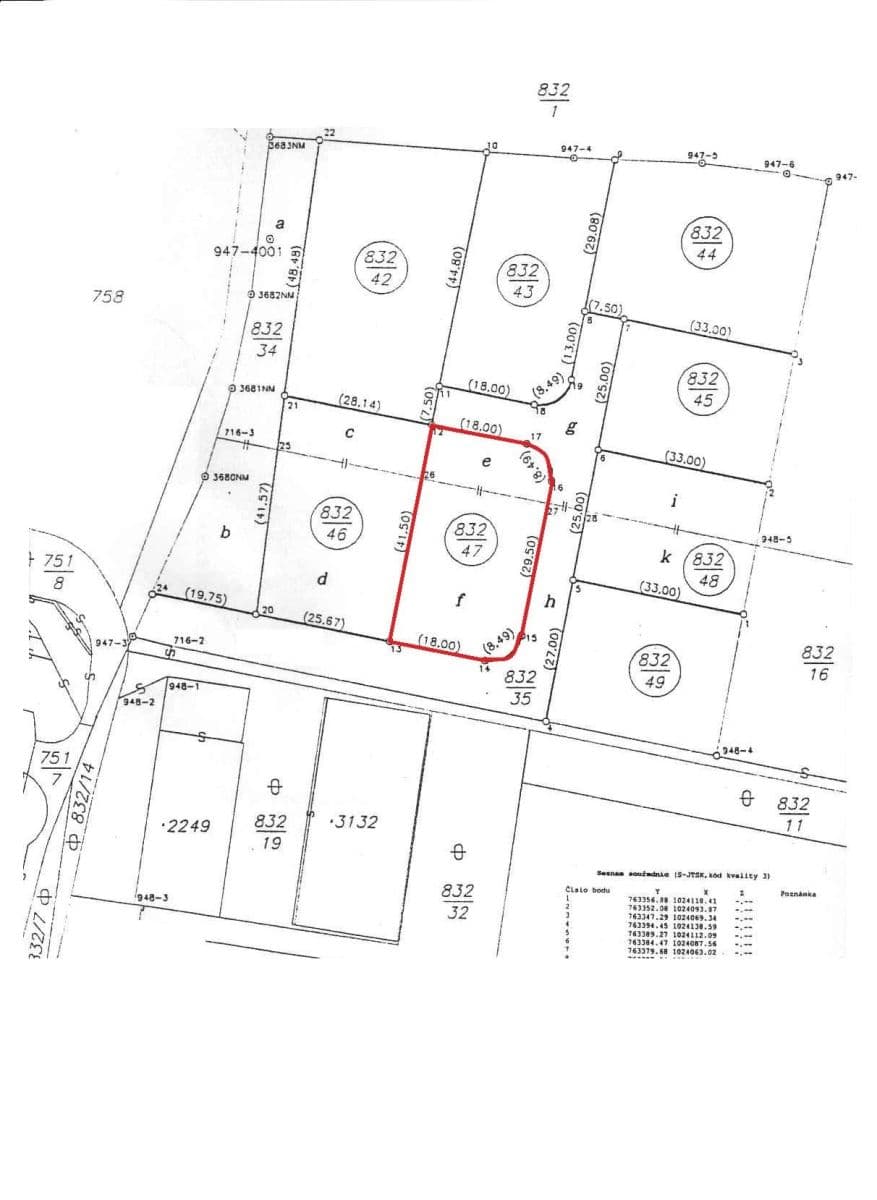 Predaj pozemku 975 m², Slaný, Středočeský kraj Predaj pozemku 975 m², Slaný, Středočeský kraj