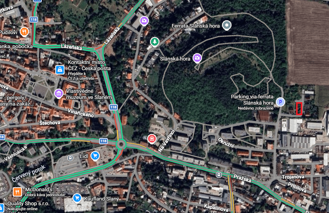 Predaj pozemku 975 m², Slaný, Středočeský kraj Predaj pozemku 975 m², Slaný, Středočeský kraj
