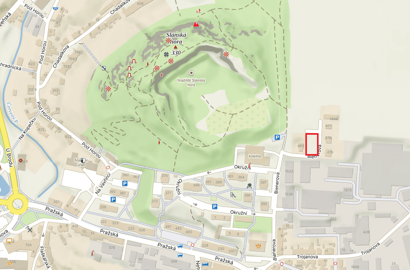 Predaj pozemku 975 m², Slaný, Středočeský kraj Predaj pozemku 975 m², Slaný, Středočeský kraj