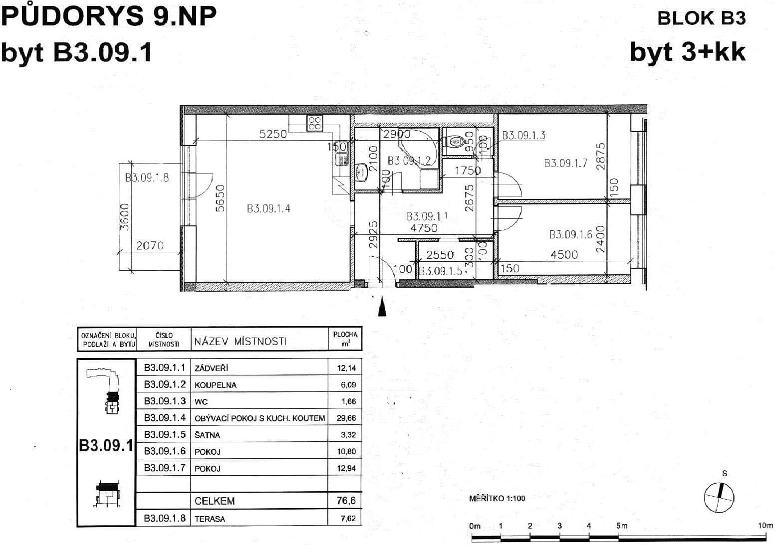 Prenájom bytu 3-izbový 77 m², Sedláčkova, Brno, Jihomoravský kraj Prenájom bytu 3-izbový 77 m², Sedláčkova, Brno, Jihomoravský kraj