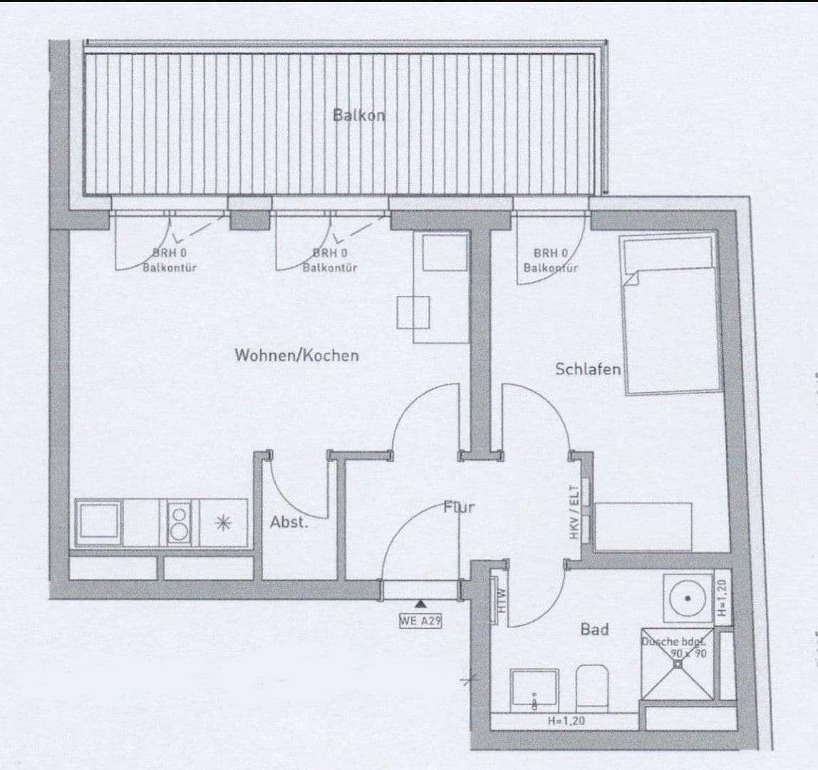 Prenájom bytu 2-izbový 45 m², Wiesenstraße 10, Berlin, Berlín Prenájom bytu 2-izbový 45 m², Wiesenstraße 10, Berlin, Berlín