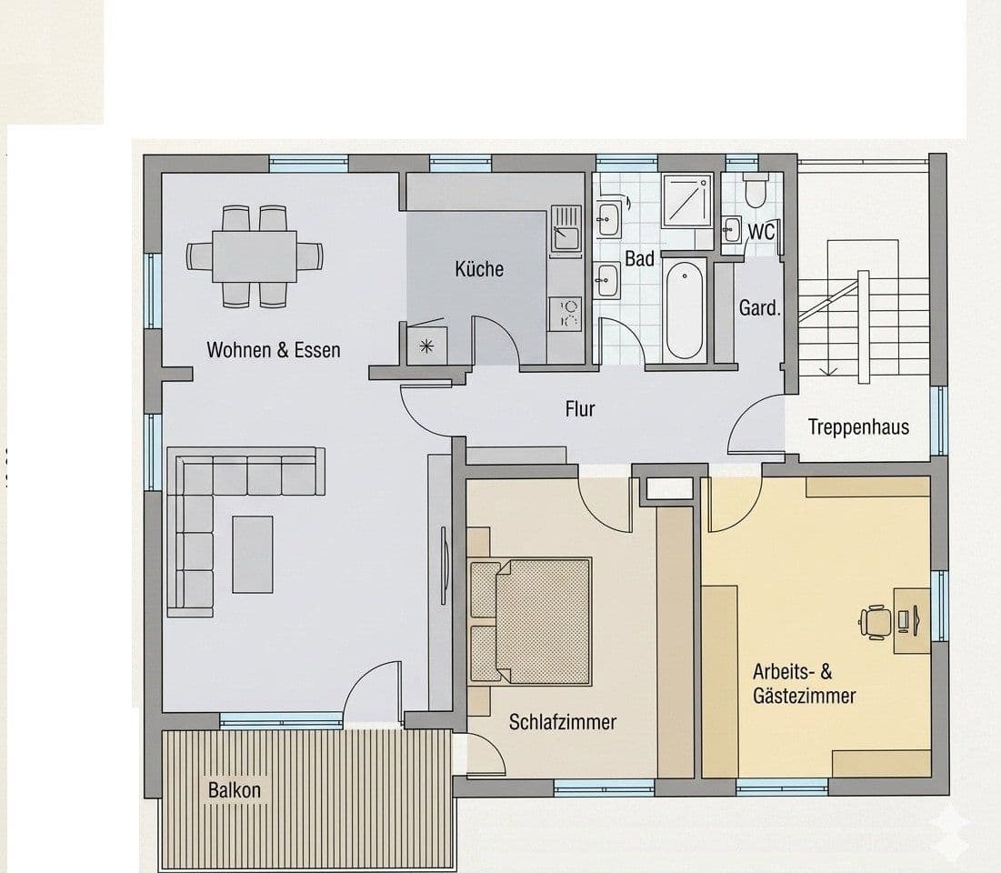 Prenájom bytu 3-izbový 100 m², Maierhof 12, Denkendorf, Bádensko-Wurttembersko Prenájom bytu 3-izbový 100 m², Maierhof 12, Denkendorf, Bádensko-Wurttembersko