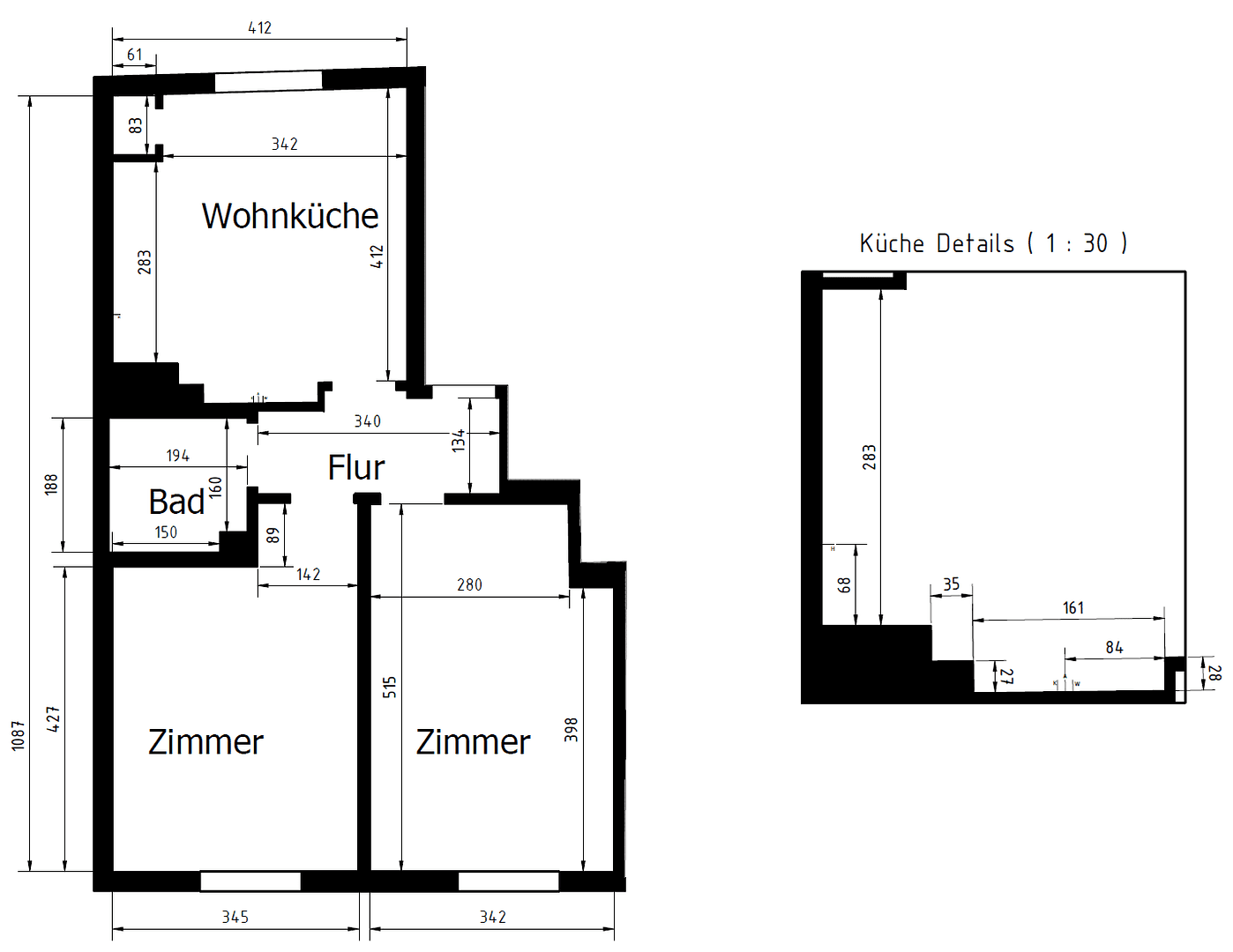 Prenájom bytu 3-izbový 60 m², Wenkerstr. 11, Dortmund, Severné Porýnie - Westfálsko Prenájom bytu 3-izbový 60 m², Wenkerstr. 11, Dortmund, Severné Porýnie - Westfálsko