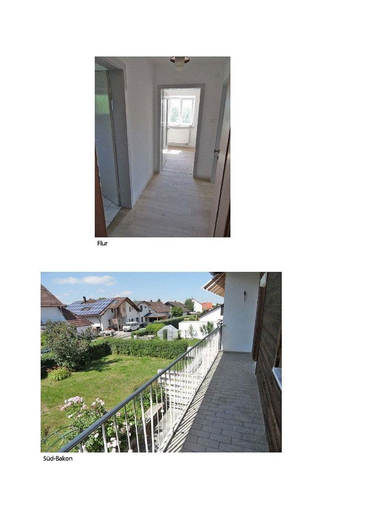 Prenájom bytu 2-izbový 54 m², Buchenweg 6, Germaringen, Bavorsko Prenájom bytu 2-izbový 54 m², Buchenweg 6, Germaringen, Bavorsko