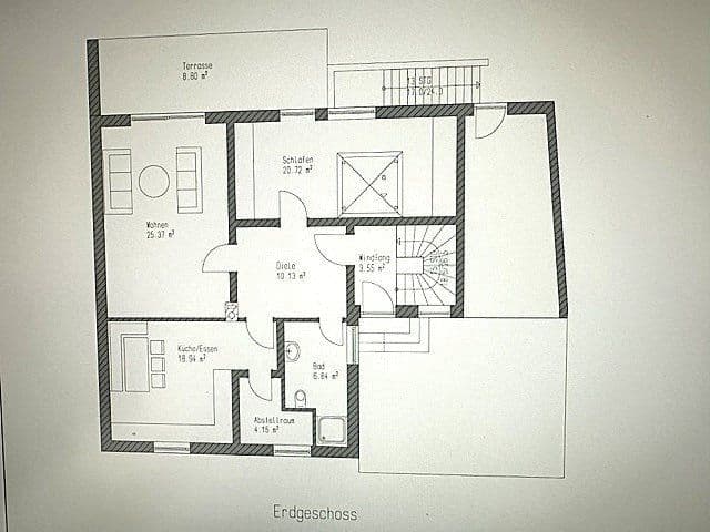 Prenájom bytu 2-izbový 95 m², Pförring, Bavorsko Prenájom bytu 2-izbový 95 m², Pförring, Bavorsko