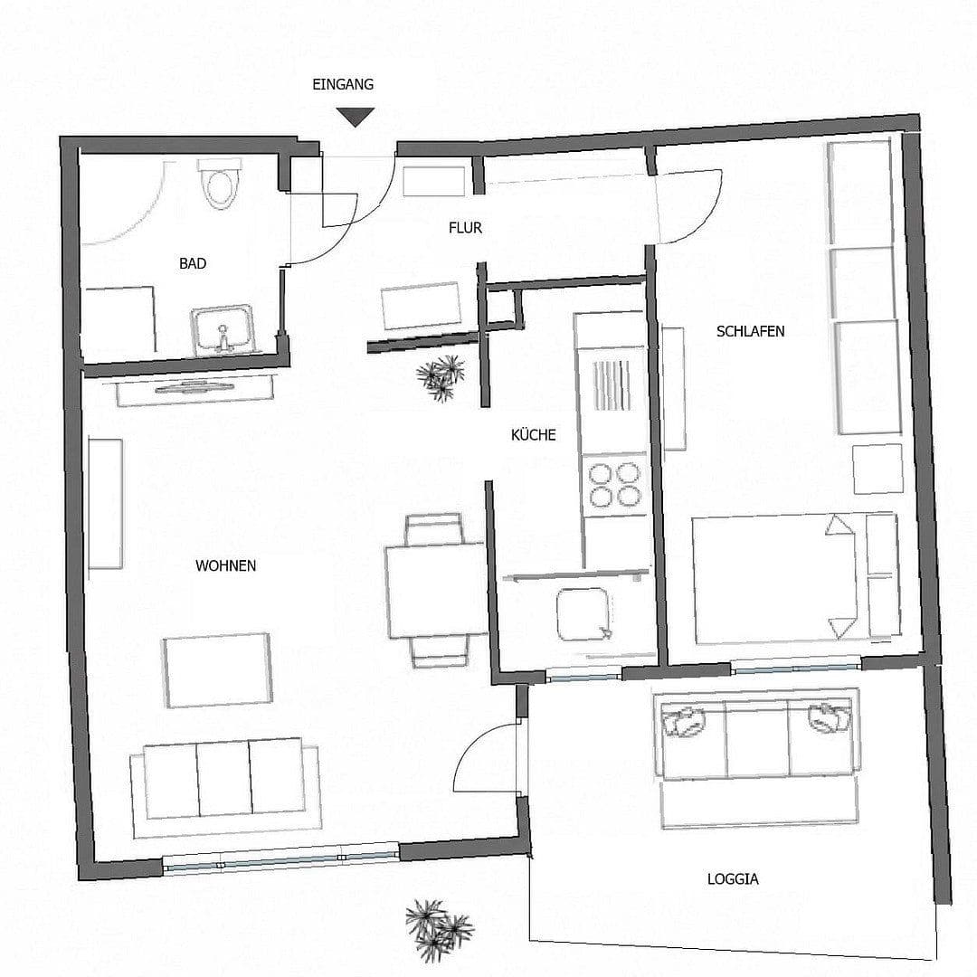 Predaj bytu 2-izbový 45 m², Bielefeld, Severné Porýnie - Westfálsko Predaj bytu 2-izbový 45 m², Bielefeld, Severné Porýnie - Westfálsko