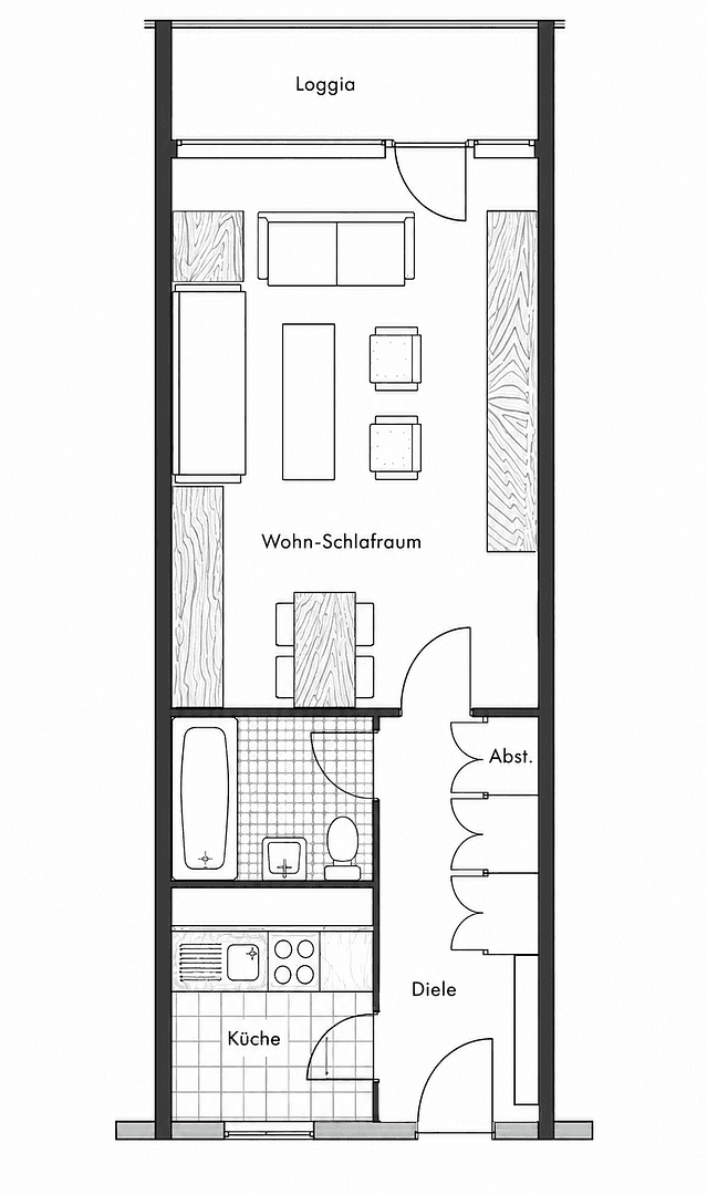 Predaj bytu 1-izbový 44 m², Bonn, Severné Porýnie - Westfálsko Predaj bytu 1-izbový 44 m², Bonn, Severné Porýnie - Westfálsko