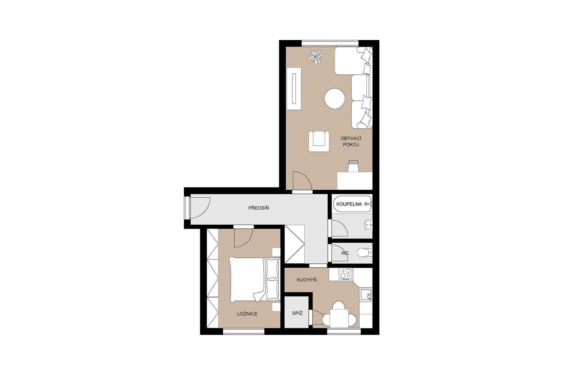 Predaj bytu 2-izbový 86 m², třída Osvobození, Příbram, Středočeský kraj Predaj bytu 2-izbový 86 m², třída Osvobození, Příbram, Středočeský kraj