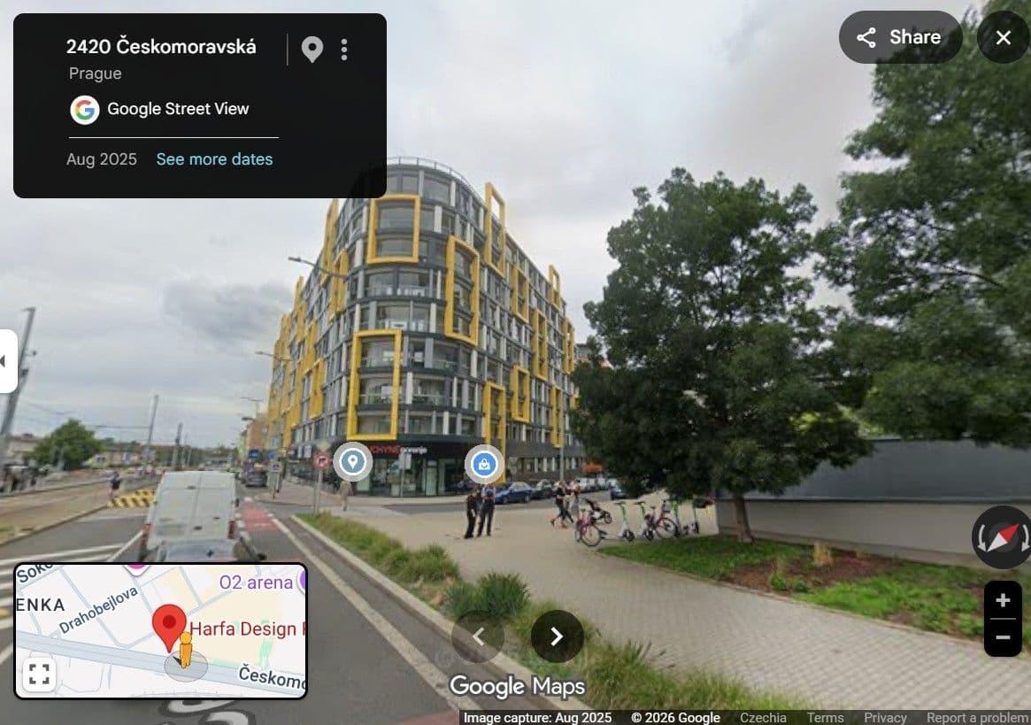 Prenájom bytu 1-izbový 32 m², Kurta Konráda, Praha, Praha Prenájom bytu 1-izbový 32 m², Kurta Konráda, Praha, Praha