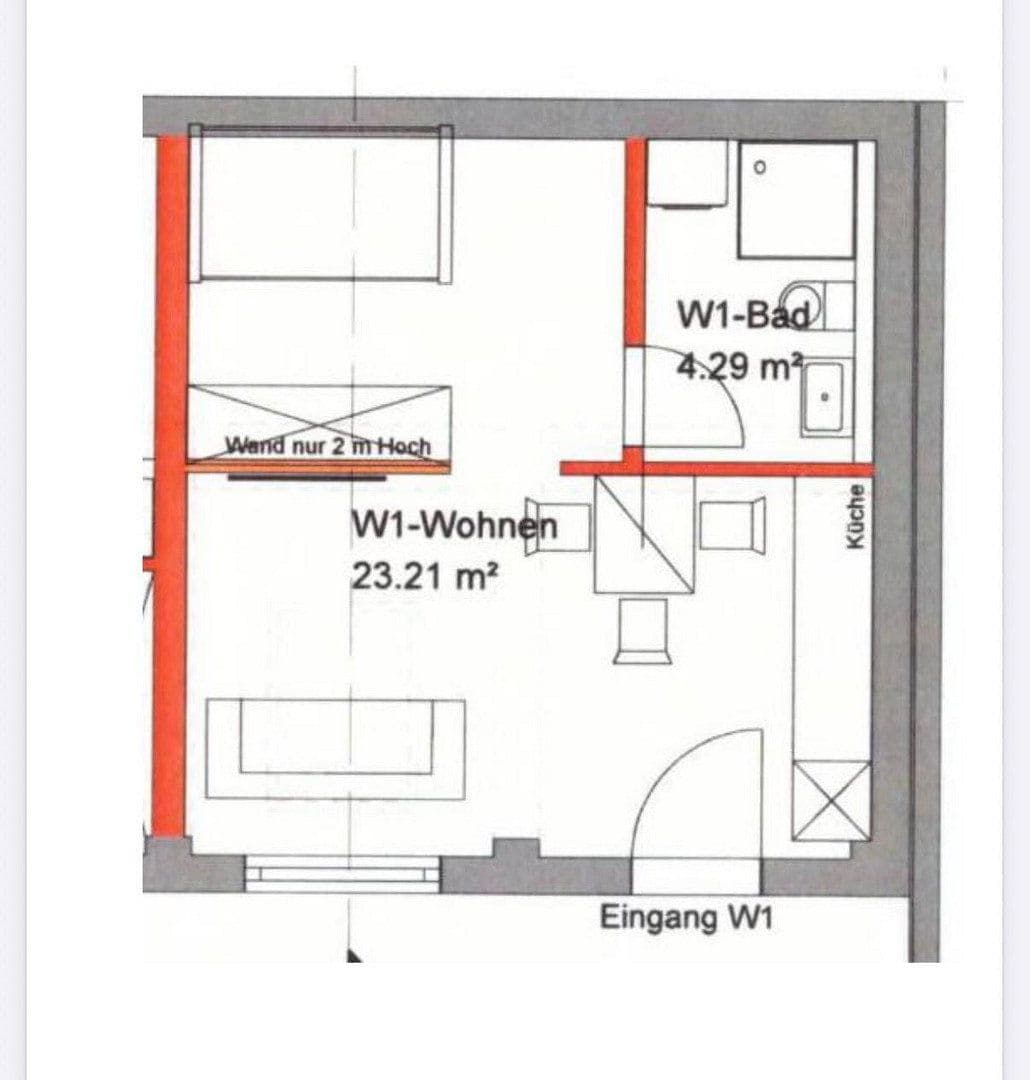 Prenájom bytu 1-izbový 28 m², Ettlinger Str. 11, Karlsruhe, Bádensko-Wurttembersko Prenájom bytu 1-izbový 28 m², Ettlinger Str. 11, Karlsruhe, Bádensko-Wurttembersko