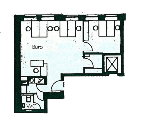 Prenájom kancelárie 58 m², Leipzig, Sasko Prenájom kancelárie 58 m², Leipzig, Sasko