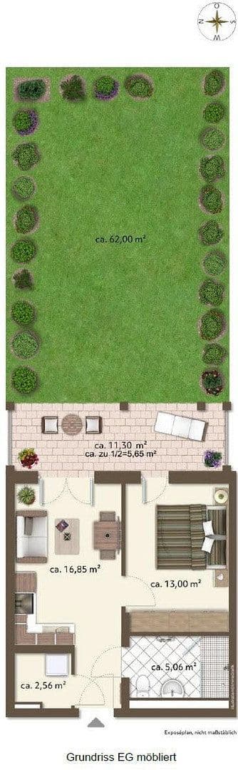 Prenájom bytu 2-izbový 41 m², Frühlingsplatz.2, Karlsfeld, Bavorsko Prenájom bytu 2-izbový 41 m², Frühlingsplatz.2, Karlsfeld, Bavorsko