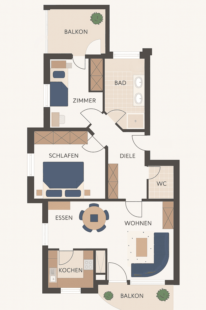 Predaj bytu 3-izbový 63 m², Mannheimer Straße 5, Konstanz, Bádensko-Wurttembersko Predaj bytu 3-izbový 63 m², Mannheimer Straße 5, Konstanz, Bádensko-Wurttembersko