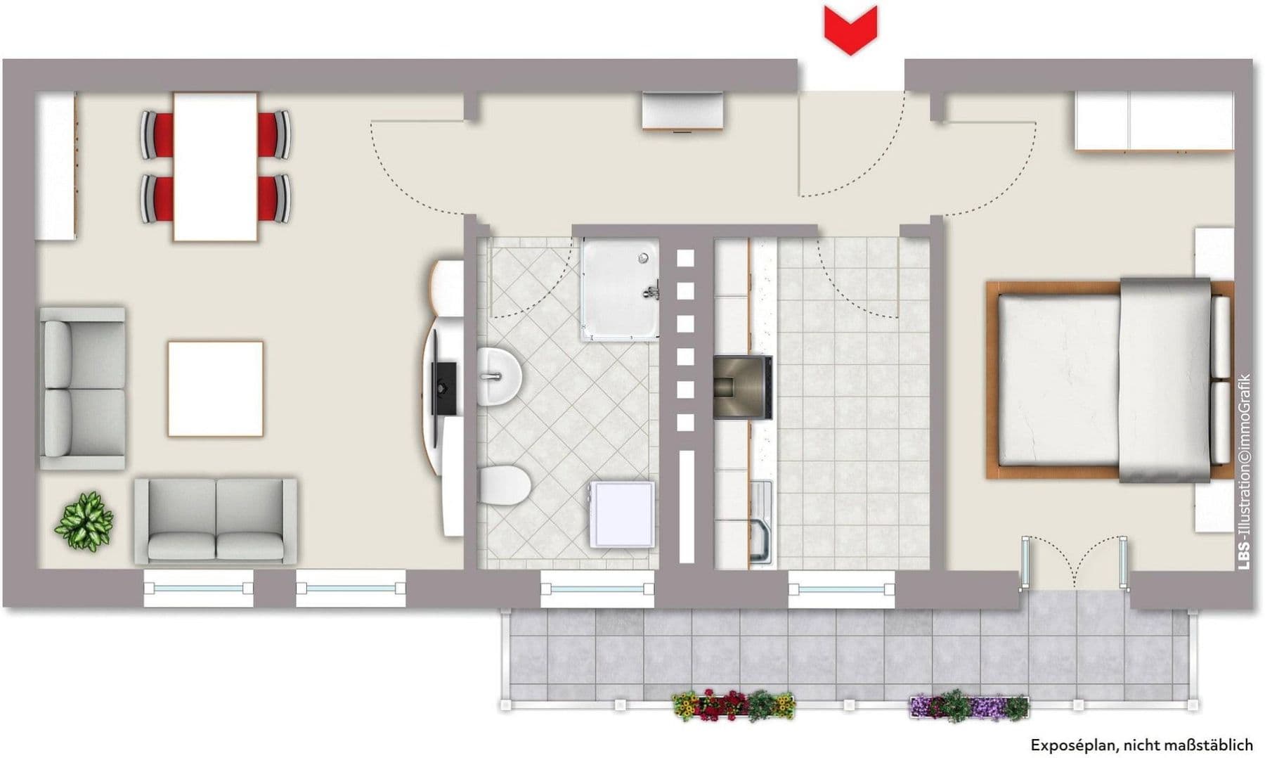 Prenájom bytu 2-izbový 50 m², Dechant-Plein-Straße 7, Koblenz, Porýnie-Falcko Prenájom bytu 2-izbový 50 m², Dechant-Plein-Straße 7, Koblenz, Porýnie-Falcko