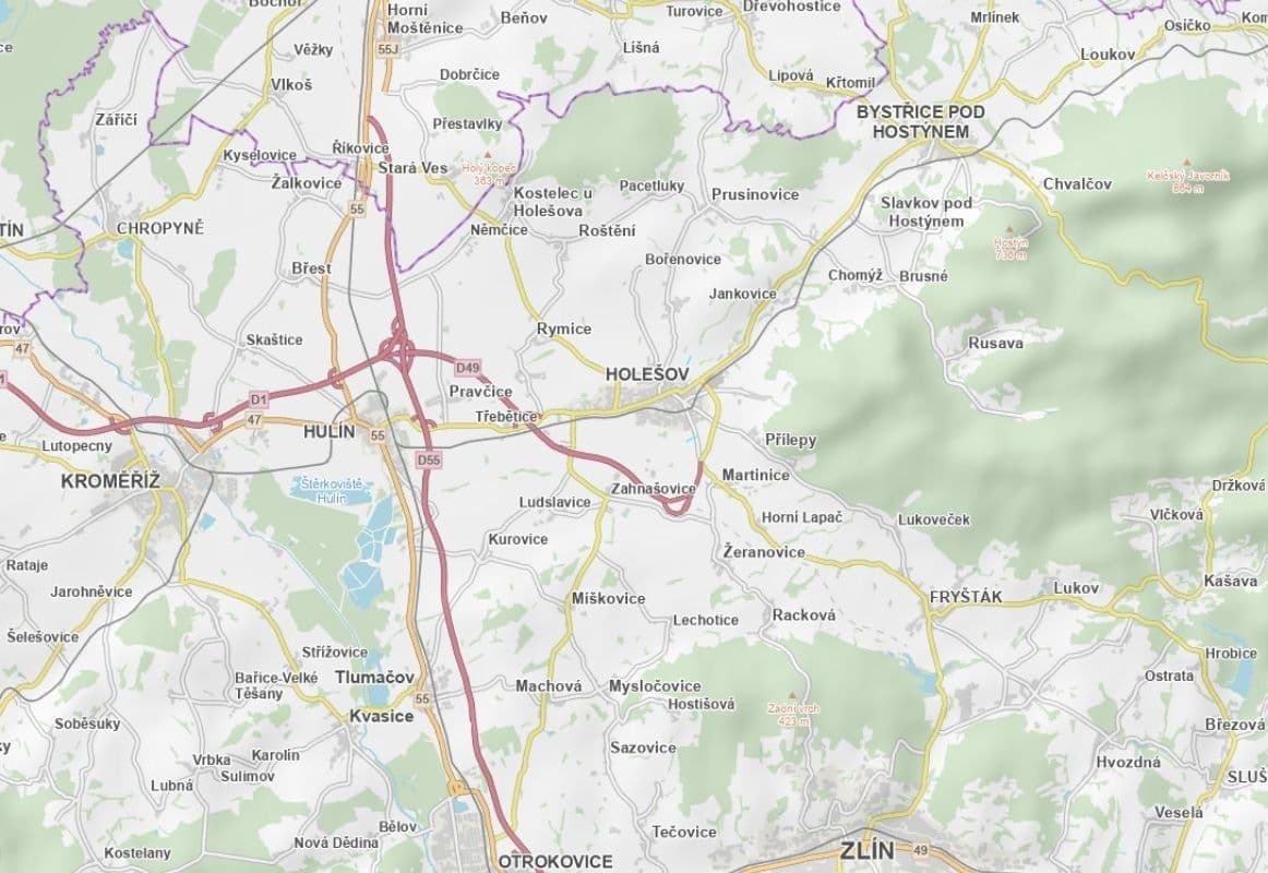 Predaj pozemku 12.223 m², Holešov, Zlínský kraj Predaj pozemku 12.223 m², Holešov, Zlínský kraj