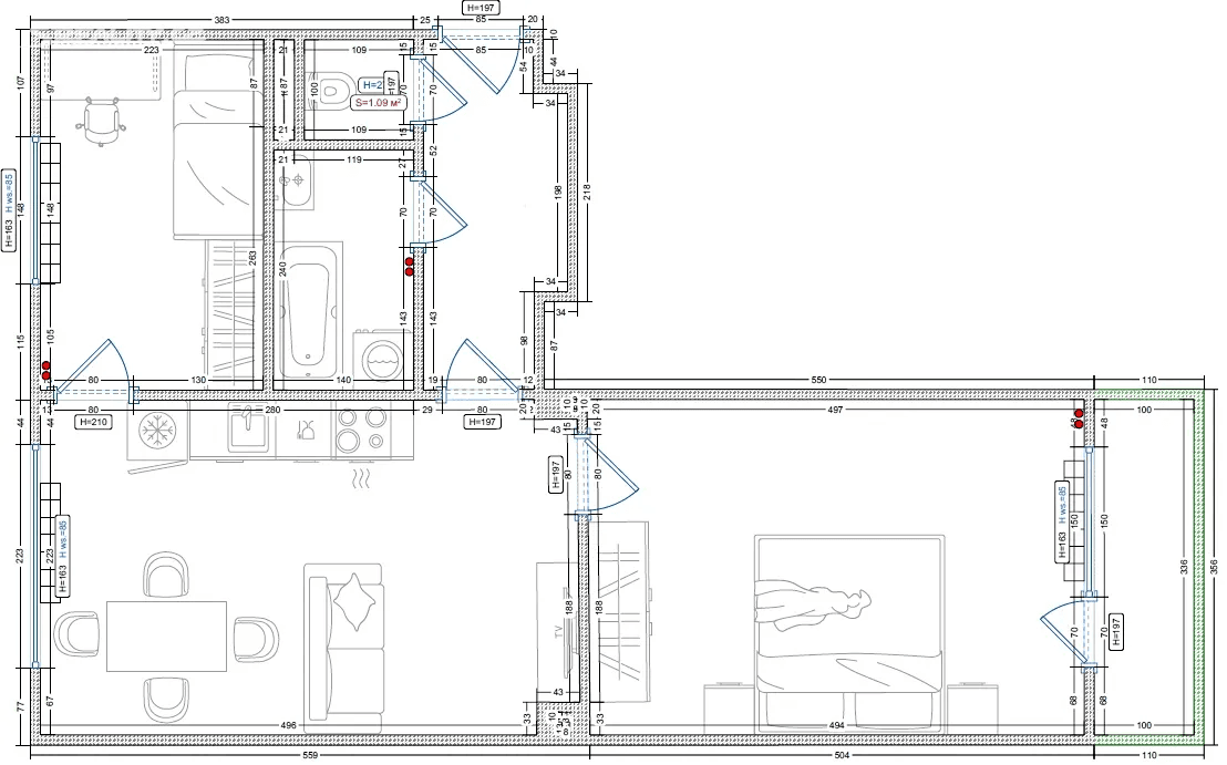 Prenájom bytu 3-izbový 56 m², Riegrova, Jihlava, Kraj Vysočina Prenájom bytu 3-izbový 56 m², Riegrova, Jihlava, Kraj Vysočina