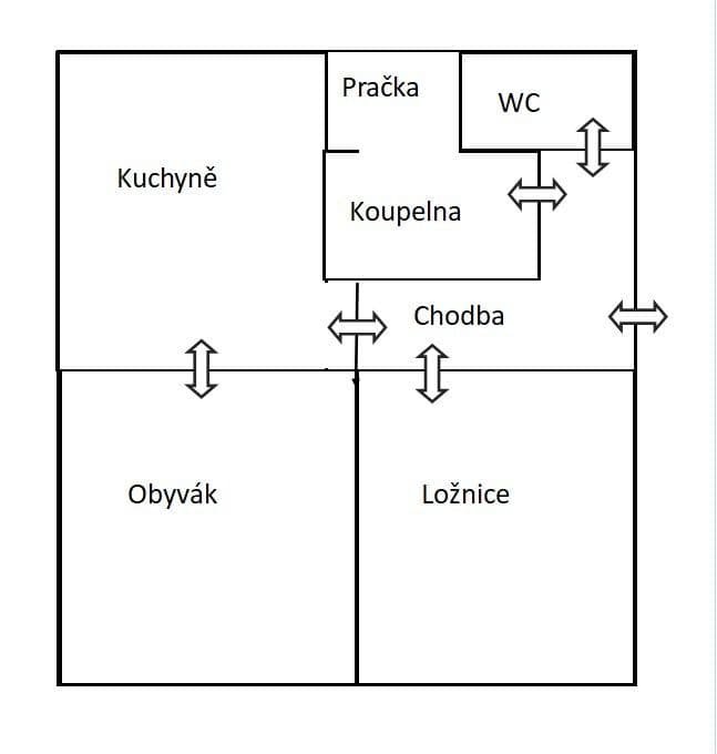 Prenájom bytu 2-izbový 57 m², Sklářská, Nový Bor, Liberecký kraj Prenájom bytu 2-izbový 57 m², Sklářská, Nový Bor, Liberecký kraj