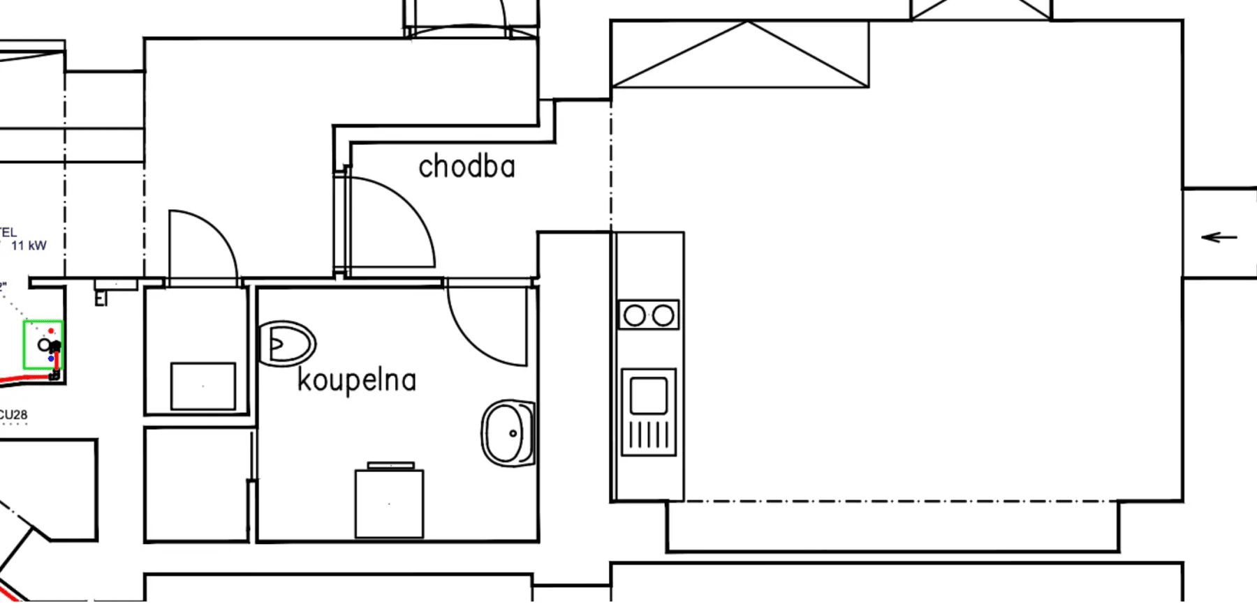 Prenájom bytu 31 m², Na Plzeňce, Praha, Praha Prenájom bytu 31 m², Na Plzeňce, Praha, Praha