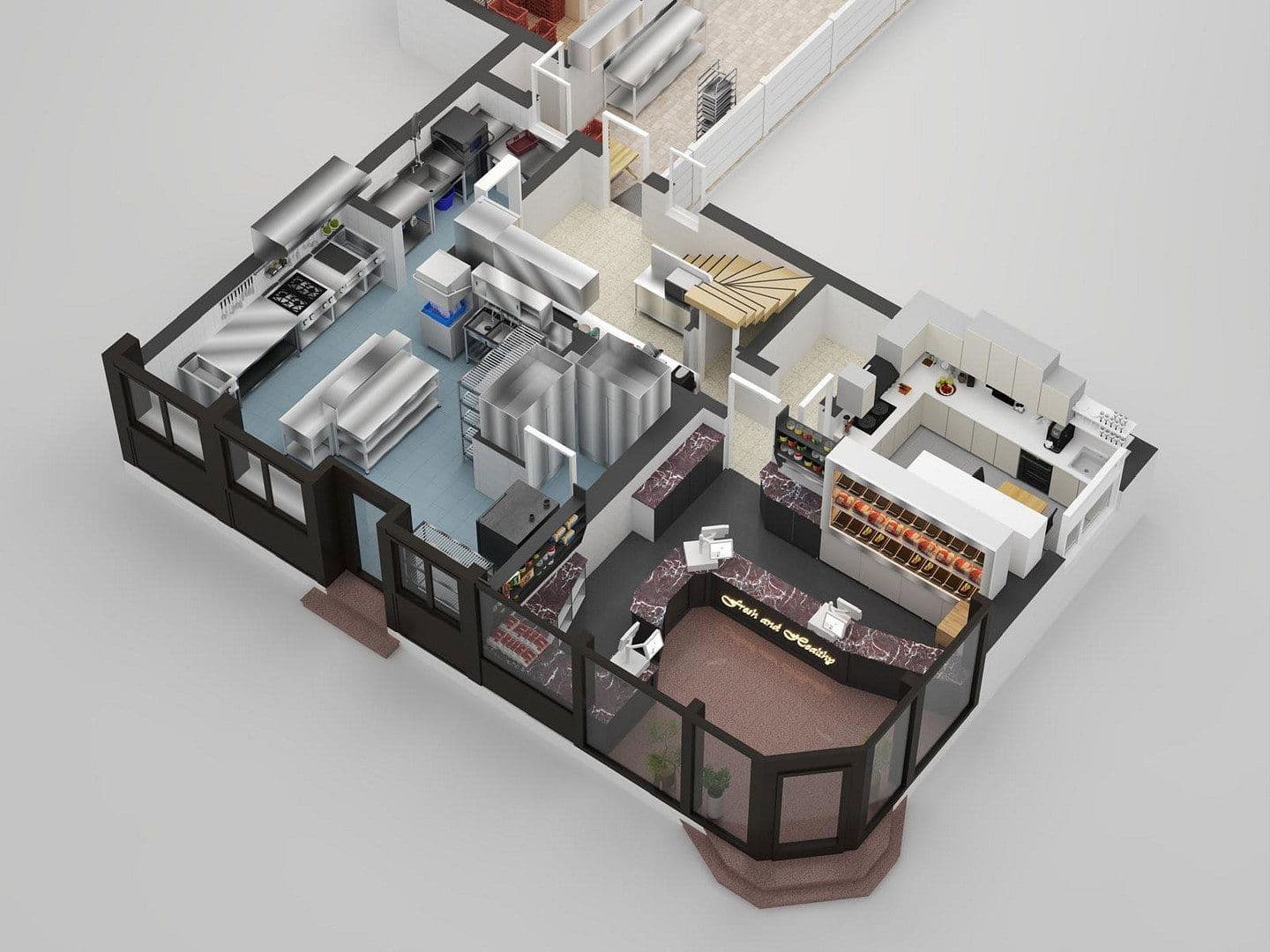 Prenájom nebytového priestoru 485 m², Rathausstraße 21, Viernheim, Hesensko Prenájom nebytového priestoru 485 m², Rathausstraße 21, Viernheim, Hesensko