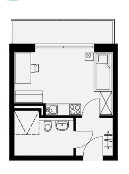Prenájom bytu 1-izbový 27 m², Deggendorf, Bavorsko Prenájom bytu 1-izbový 27 m², Deggendorf, Bavorsko