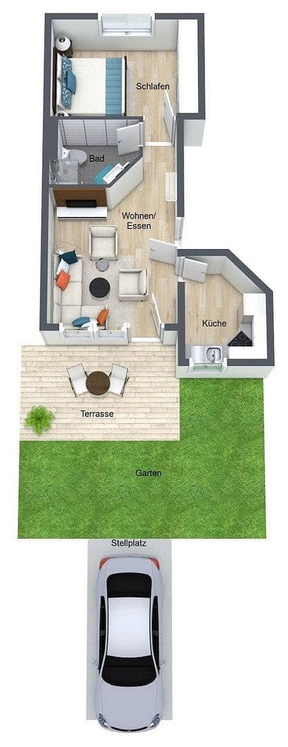 Predaj bytu 2-izbový 45 m², Im Hätzgert 32, Rangendingen, Bádensko-Wurttembersko Predaj bytu 2-izbový 45 m², Im Hätzgert 32, Rangendingen, Bádensko-Wurttembersko