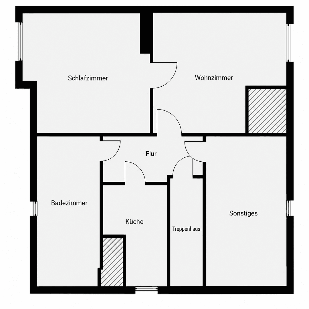 Prenájom bytu 2-izbový 51 m², Eberswalde, Brandenbursko Prenájom bytu 2-izbový 51 m², Eberswalde, Brandenbursko