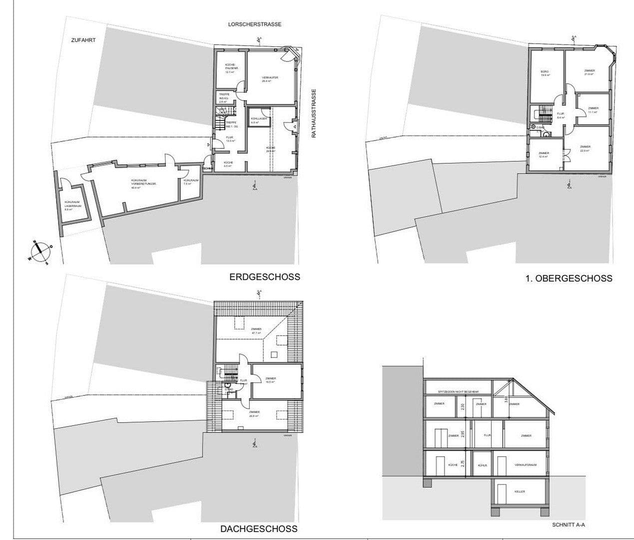 Prenájom domu 361 m², pozemek 485 m², Rathausstraße 21, Viernheim, Hesensko Prenájom domu 361 m², pozemek 485 m², Rathausstraße 21, Viernheim, Hesensko