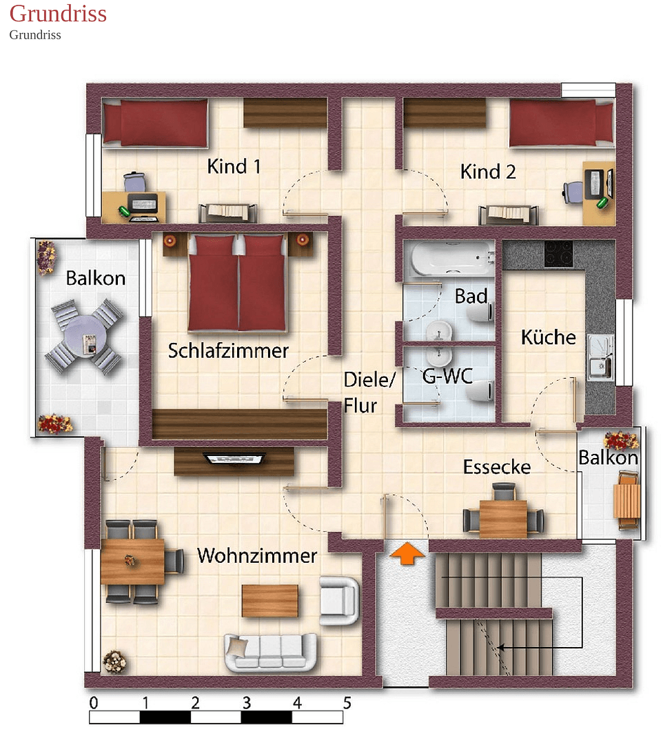 Predaj bytu 4-izbový 89 m², klopstockstraße 18, Bochum, Severné Porýnie - Westfálsko Predaj bytu 4-izbový 89 m², klopstockstraße 18, Bochum, Severné Porýnie - Westfálsko