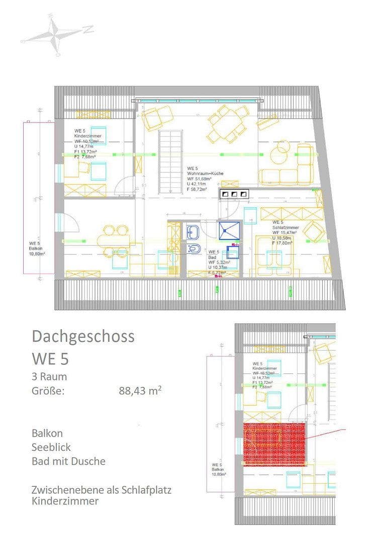 Prenájom bytu 3-izbový 86 m², Gutzmannstraße 8, Teupitz, Brandenbursko Prenájom bytu 3-izbový 86 m², Gutzmannstraße 8, Teupitz, Brandenbursko
