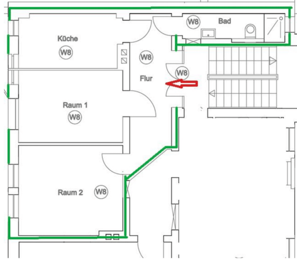 Prenájom bytu 2-izbový 49 m², Reginastraße 2, Kassel, Hesensko Prenájom bytu 2-izbový 49 m², Reginastraße 2, Kassel, Hesensko