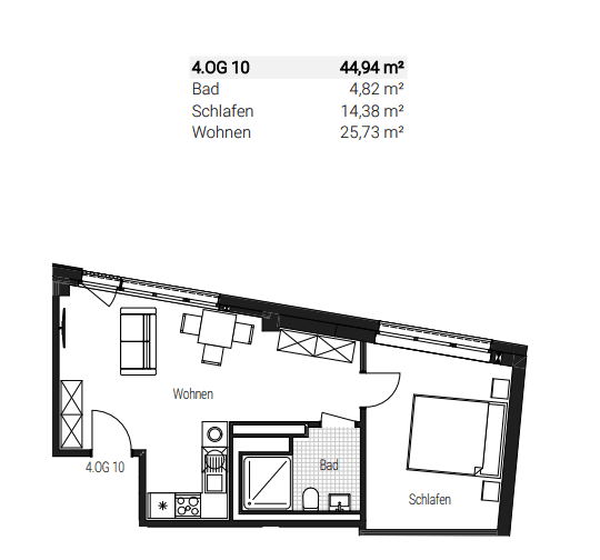 Prenájom bytu 2-izbový 45 m², Steinbühler Straße 4-6, Nürnberg, Bavorsko Prenájom bytu 2-izbový 45 m², Steinbühler Straße 4-6, Nürnberg, Bavorsko