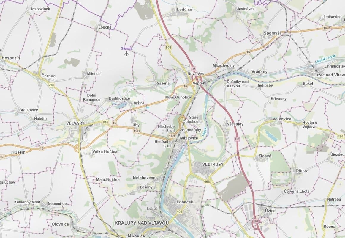 Predaj pozemku 1.361 m², Sazená, Středočeský kraj Predaj pozemku 1.361 m², Sazená, Středočeský kraj