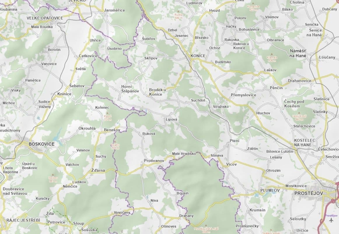 Predaj pozemku 8.490 m², Brodek u Konice, Olomoucký kraj Predaj pozemku 8.490 m², Brodek u Konice, Olomoucký kraj