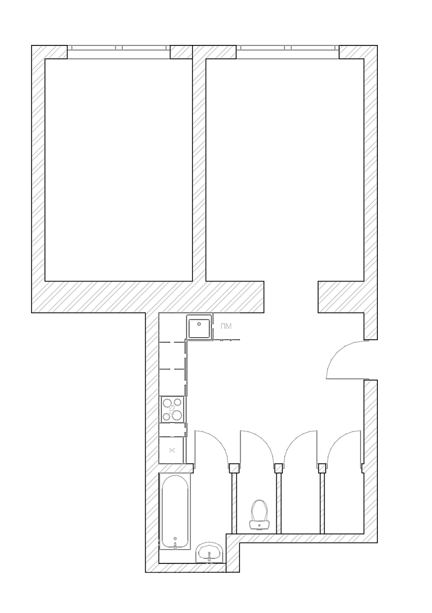 Prenájom bytu 2-izbový 54 m², Kovářská, Praha, Praha Prenájom bytu 2-izbový 54 m², Kovářská, Praha, Praha