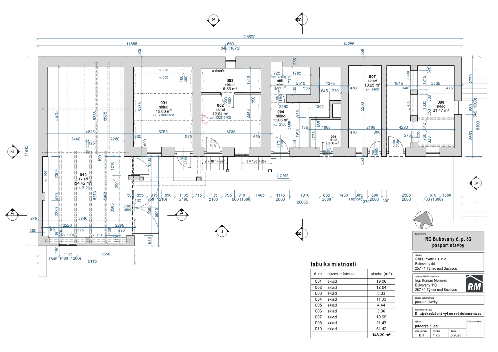 Predaj domu 64 m², pozemek 943 m², Bukovany, Středočeský kraj Predaj domu 64 m², pozemek 943 m², Bukovany, Středočeský kraj