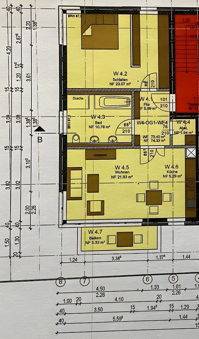 Prenájom bytu 2-izbový 72 m², Am Gutspark 2, Berlin, Berlín Prenájom bytu 2-izbový 72 m², Am Gutspark 2, Berlin, Berlín