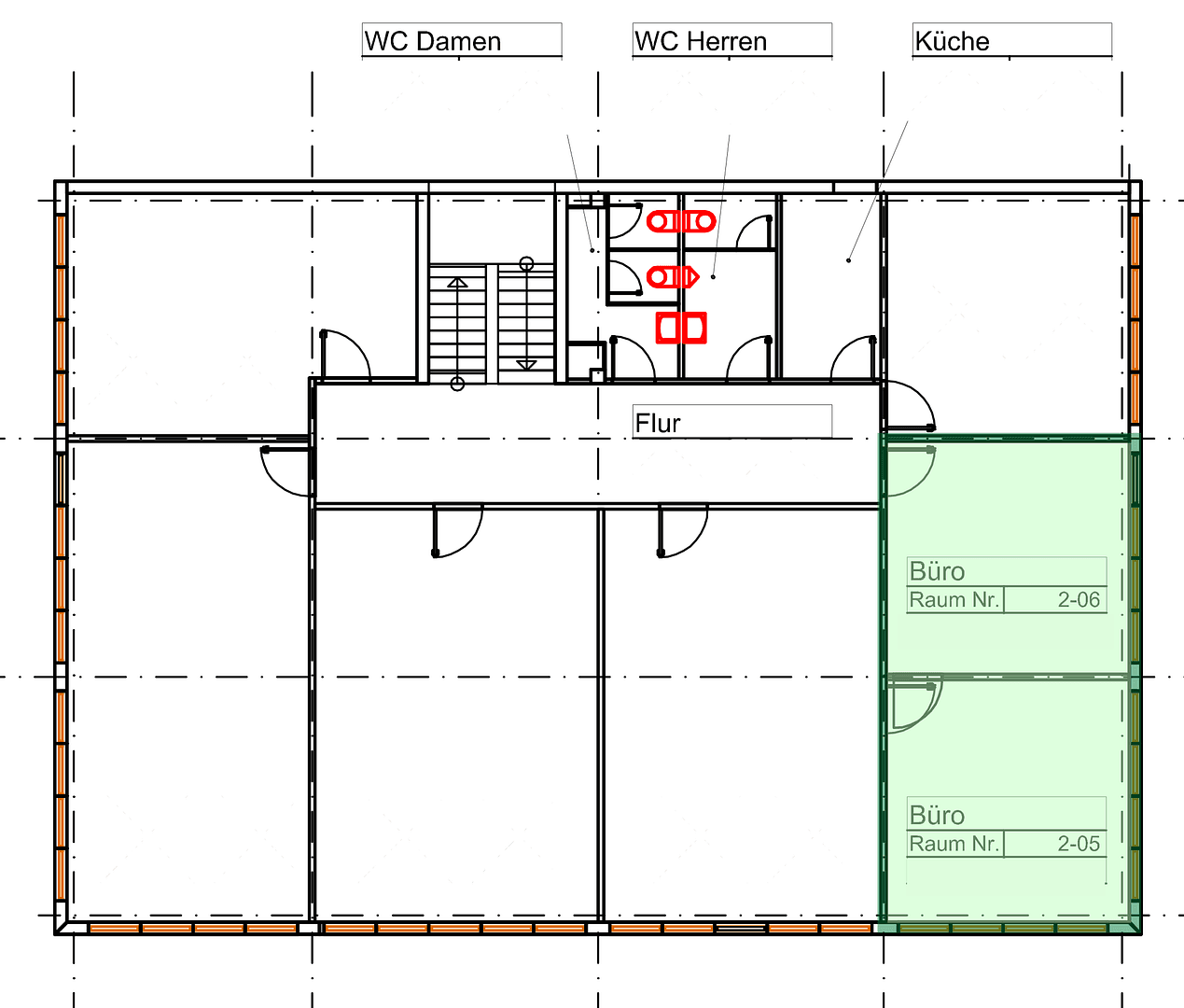 Prenájom kancelárie 61 m², Industriestraße 23a, Lauf an der Pegnitz, Bavorsko Prenájom kancelárie 61 m², Industriestraße 23a, Lauf an der Pegnitz, Bavorsko
