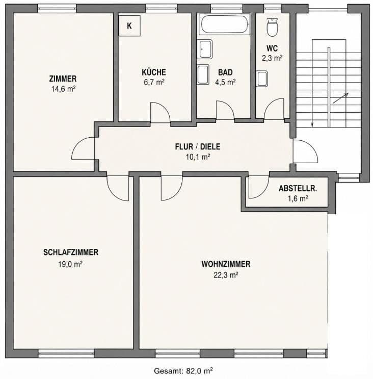 Prenájom bytu 4-izbový 82 m², Muggenhofer Str., Nürnberg, Bavorsko Prenájom bytu 4-izbový 82 m², Muggenhofer Str., Nürnberg, Bavorsko