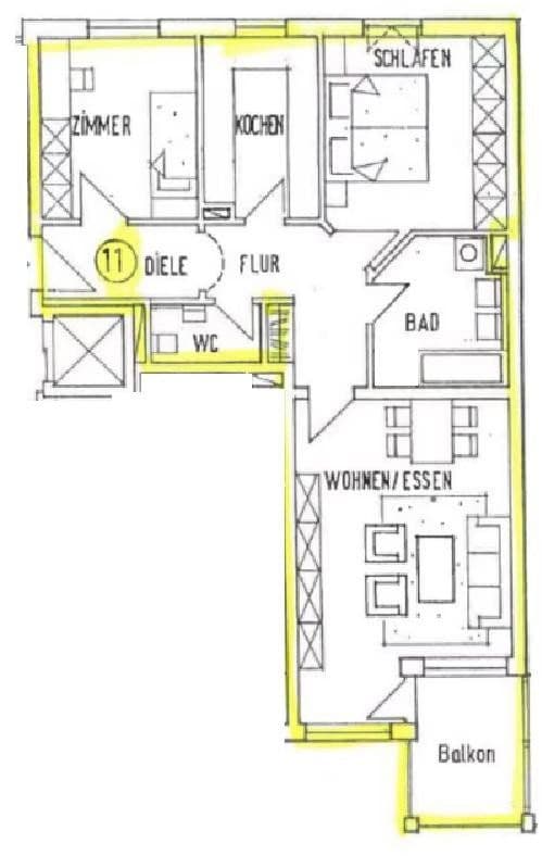 Predaj bytu 3-izbový 77 m², Virchowstrasse 13, Ulm, Bádensko-Wurttembersko Predaj bytu 3-izbový 77 m², Virchowstrasse 13, Ulm, Bádensko-Wurttembersko