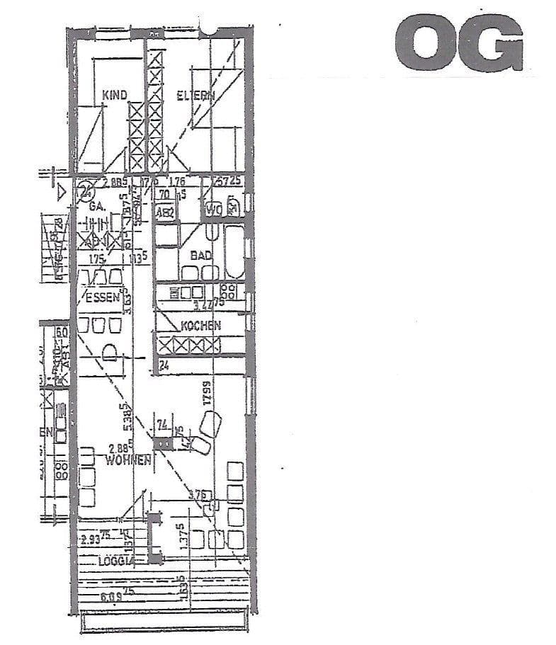 Prenájom bytu 3-izbový 110 m², Osnabrück, Dolné Sasko Prenájom bytu 3-izbový 110 m², Osnabrück, Dolné Sasko
