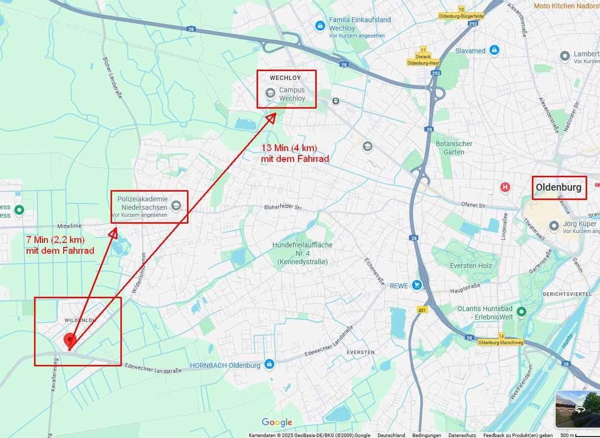Prenájom bytu 3-izbový 59 m², Wildenlohsdamm 2, Edewecht, Dolné Sasko Prenájom bytu 3-izbový 59 m², Wildenlohsdamm 2, Edewecht, Dolné Sasko