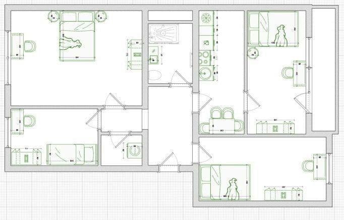 Prenájom bytu 77 m², Deisenhofener Straße 79b, München, Bavorsko Prenájom bytu 77 m², Deisenhofener Straße 79b, München, Bavorsko