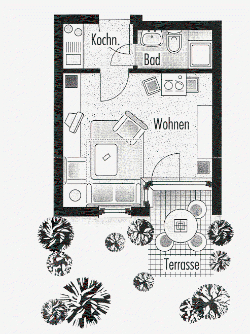 Prenájom bytu 1-izbový 29 m², Jägerstraße 10, Nürtingen, Bádensko-Wurttembersko Prenájom bytu 1-izbový 29 m², Jägerstraße 10, Nürtingen, Bádensko-Wurttembersko