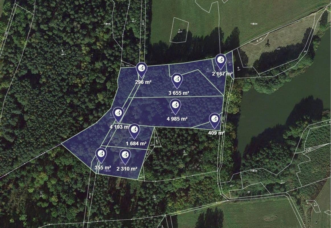 Predaj pozemku 20.054 m², Stříbřec, Jihočeský kraj Predaj pozemku 20.054 m², Stříbřec, Jihočeský kraj