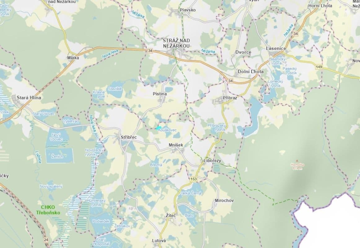 Predaj pozemku 20.054 m², Stříbřec, Jihočeský kraj Predaj pozemku 20.054 m², Stříbřec, Jihočeský kraj