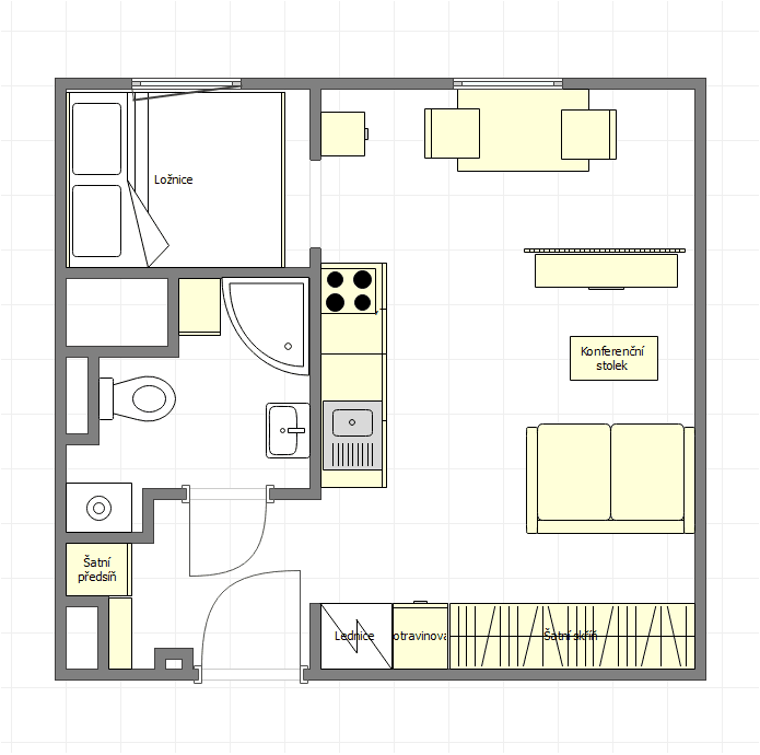 Prenájom bytu 1-izbový 30 m², Mazurská, Praha, Praha Prenájom bytu 1-izbový 30 m², Mazurská, Praha, Praha