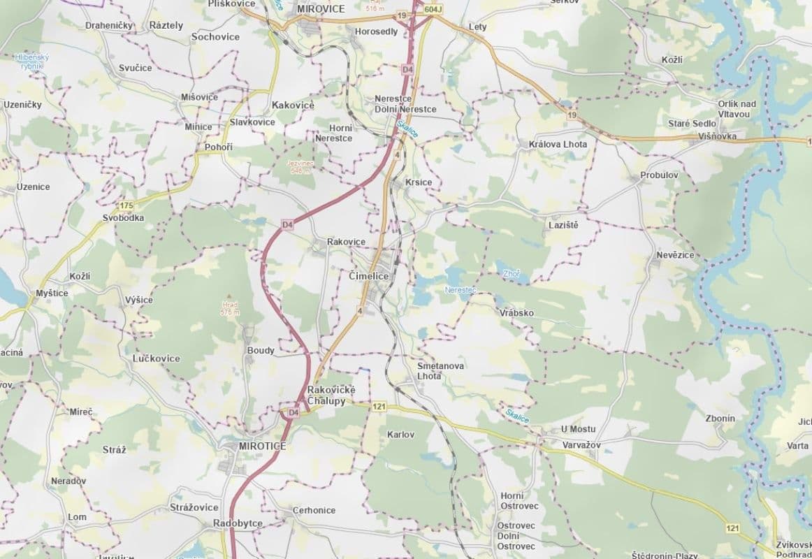 Predaj pozemku 2.456 m², Rakovice, Jihočeský kraj Predaj pozemku 2.456 m², Rakovice, Jihočeský kraj