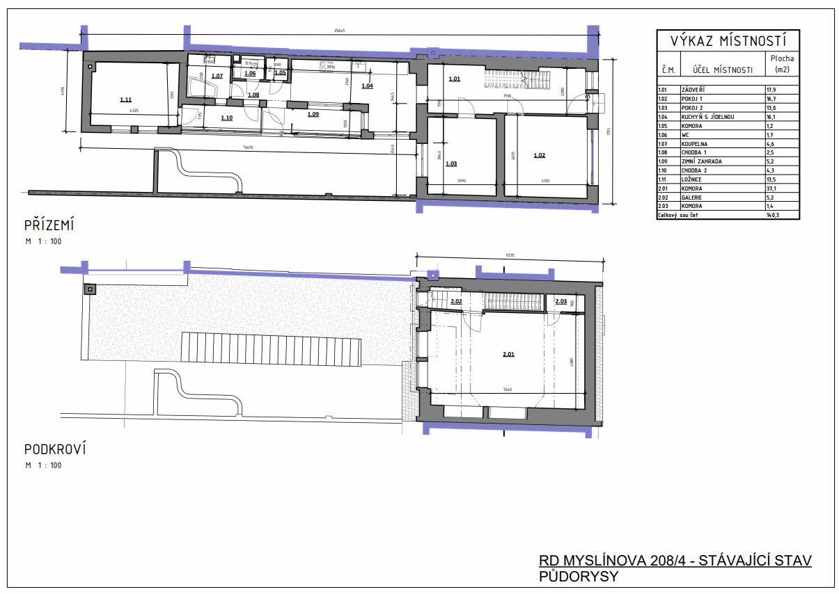 Predaj domu 140 m², pozemok 412 m², Myslínova, Brno, Jihomoravský kraj Predaj domu 140 m², pozemok 412 m², Myslínova, Brno, Jihomoravský kraj