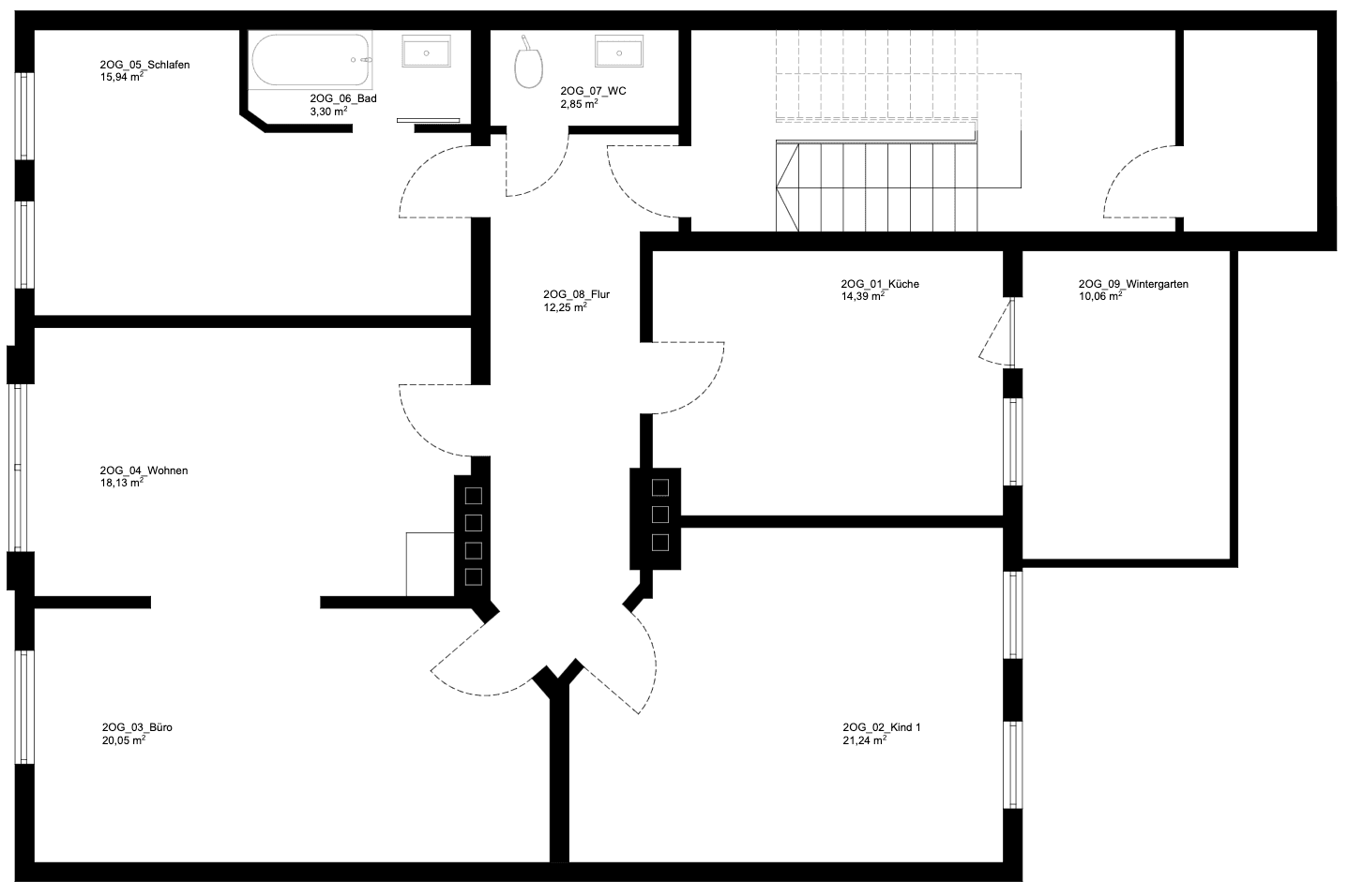 Prenájom bytu 4-izbový 100 m², Hof, Bavorsko Prenájom bytu 4-izbový 100 m², Hof, Bavorsko